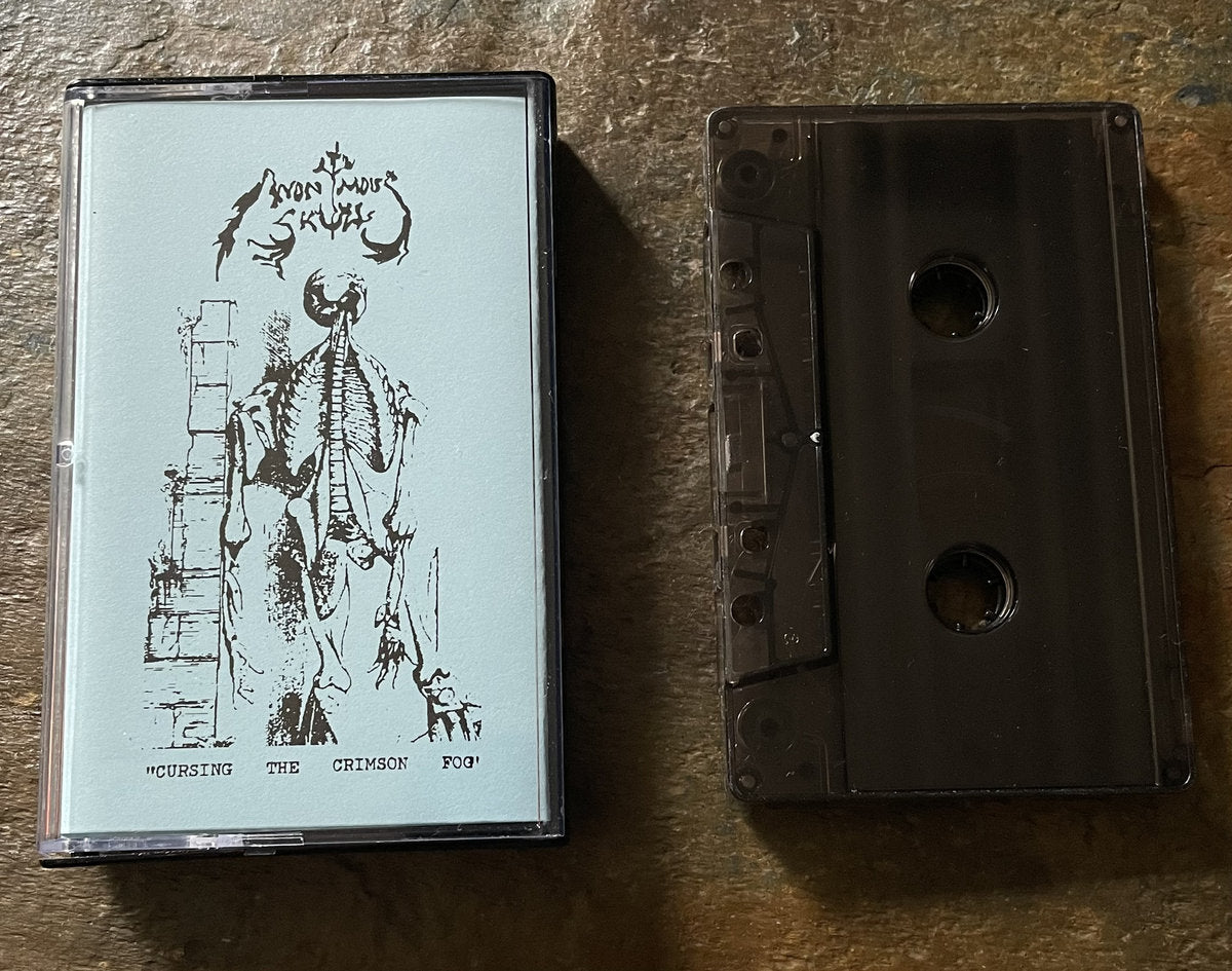 Anonymous Skull - Cursing the Crimson Fog {black metal} [Tape] (Moonworshipper)