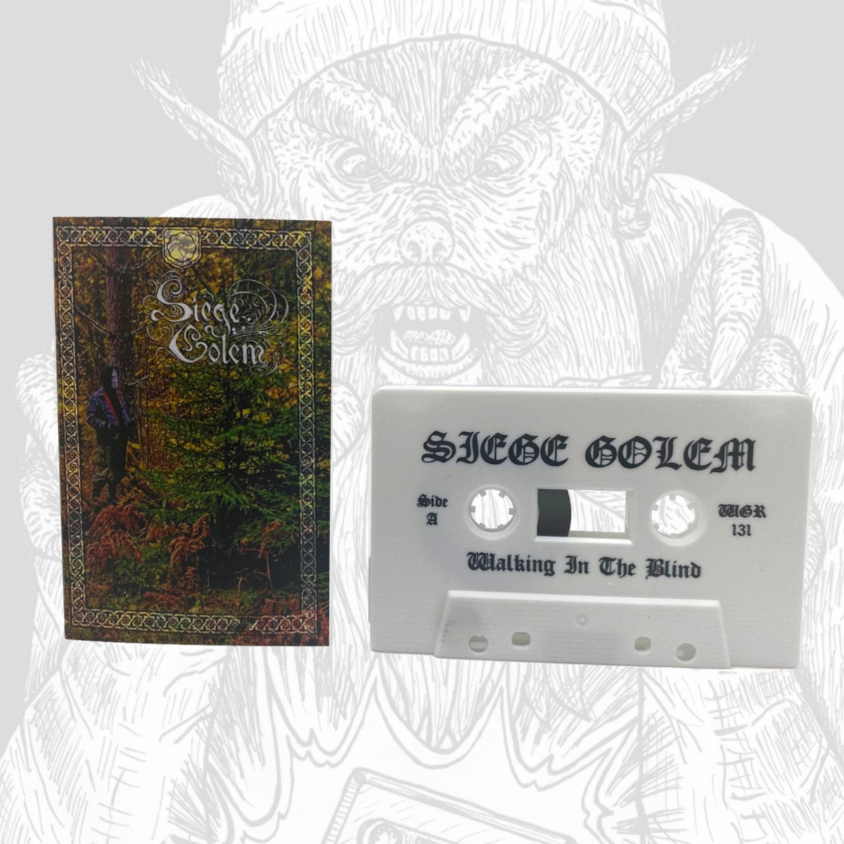 Siege Golem - Walking in the Blind {black metal} [Tape] (Weregnome)