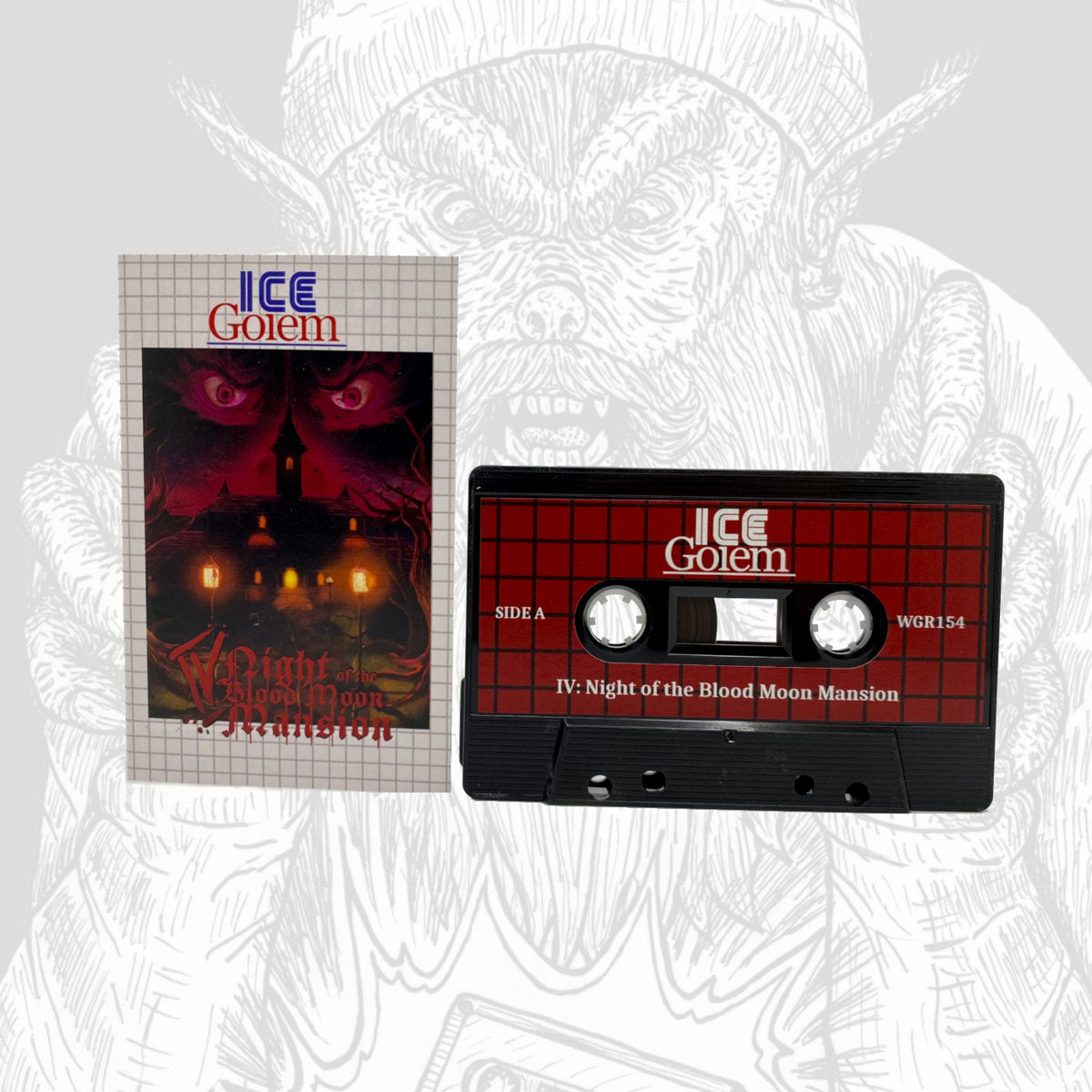 Ice Golem - IV: Night of the Blood Moon Mansion {chiptune} [Tape] (Weregnome)