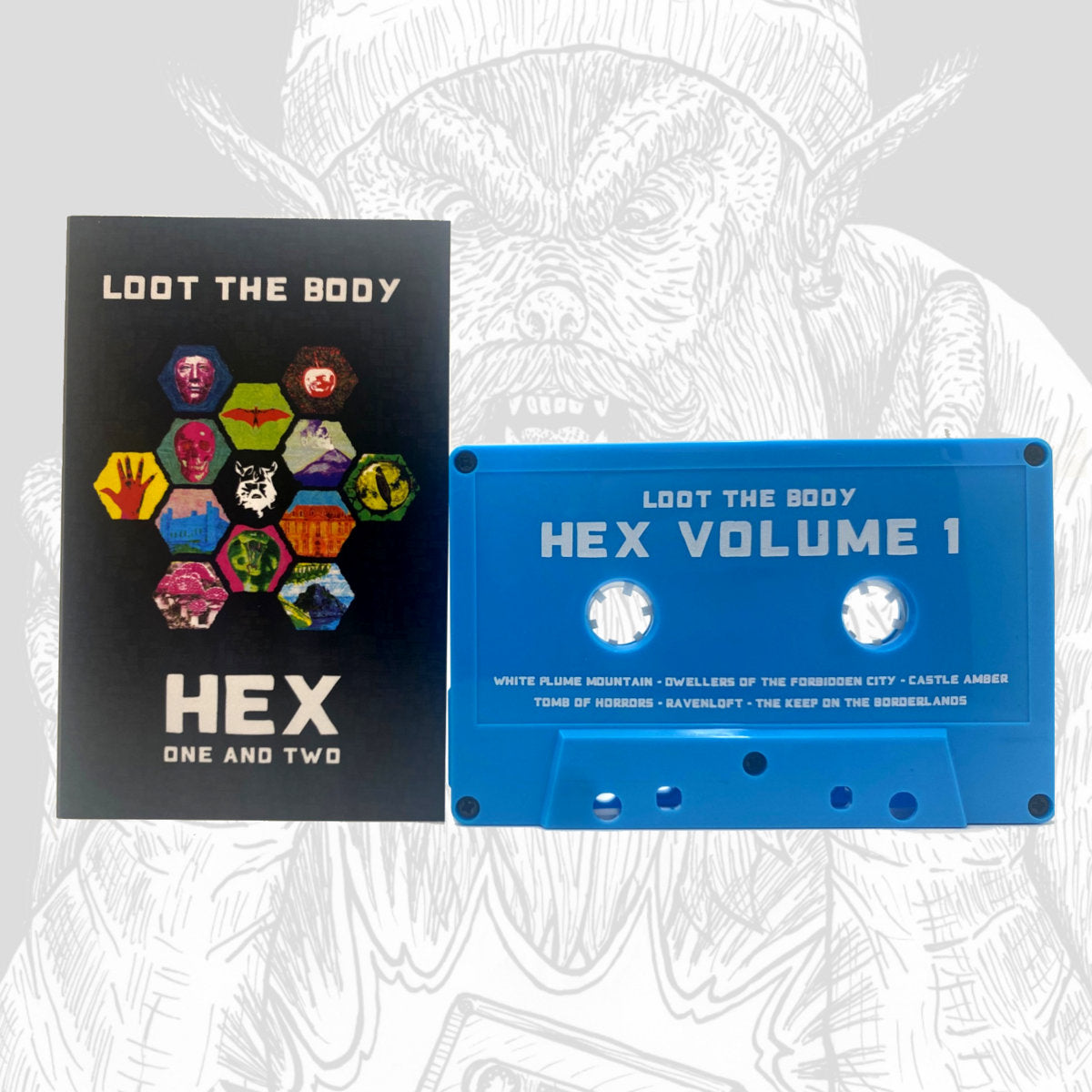 Loot the Body - Hex One and Two {prog rock} [Tape] (Weregnome)