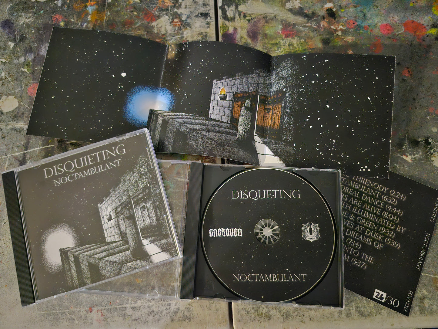 Disquieting - Noctambulant {space synth} [CD] (Engraven)