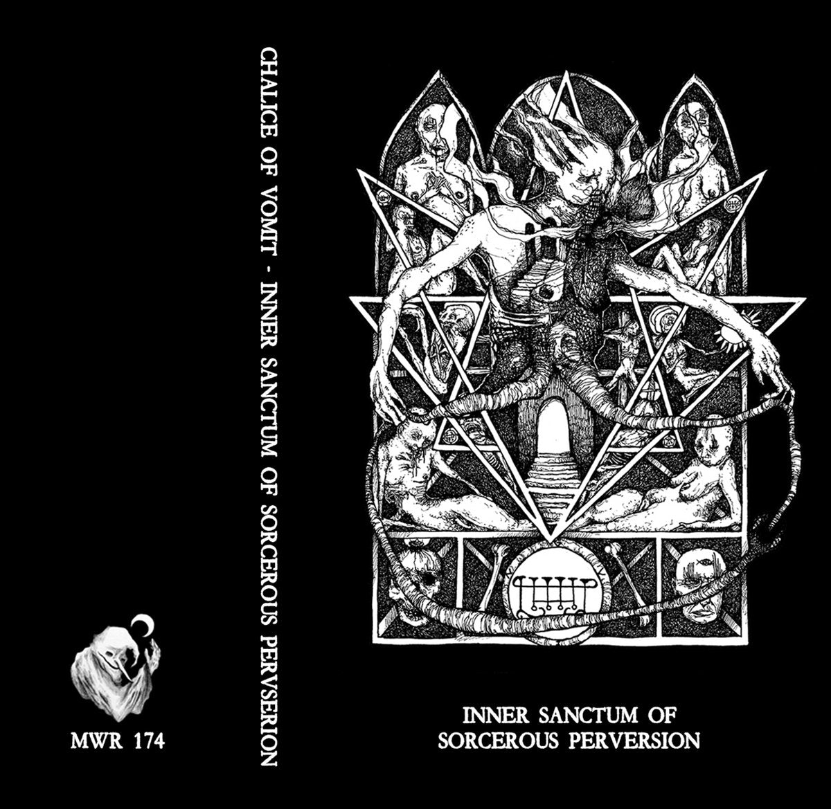 Chalice of Vomit - Inner Sanctum of Sorcerous Perversion {black metal} [Tape] (Moonworshipper)