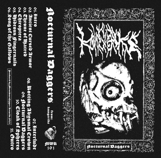 Kongerike - Nocturnal Daggers {black metal} [Tape] (Moonworshipper)